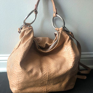 Gianni Chiarini Italian leather hobo purse